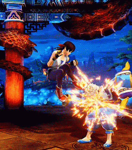 Gif gameplay The King of Fighters XV