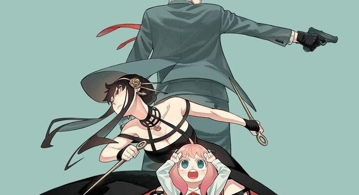 A imagem apresenta o logo da primeira temporada de Spy X Family