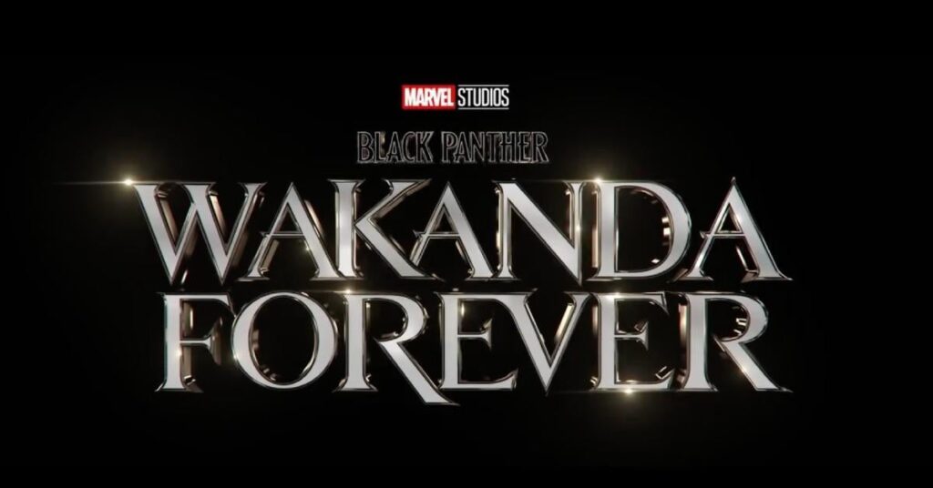 black panther wakanda forever trailer logo