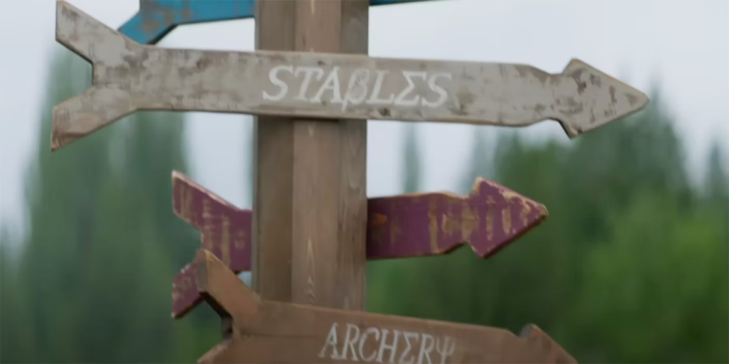 percy jackson trailer signs