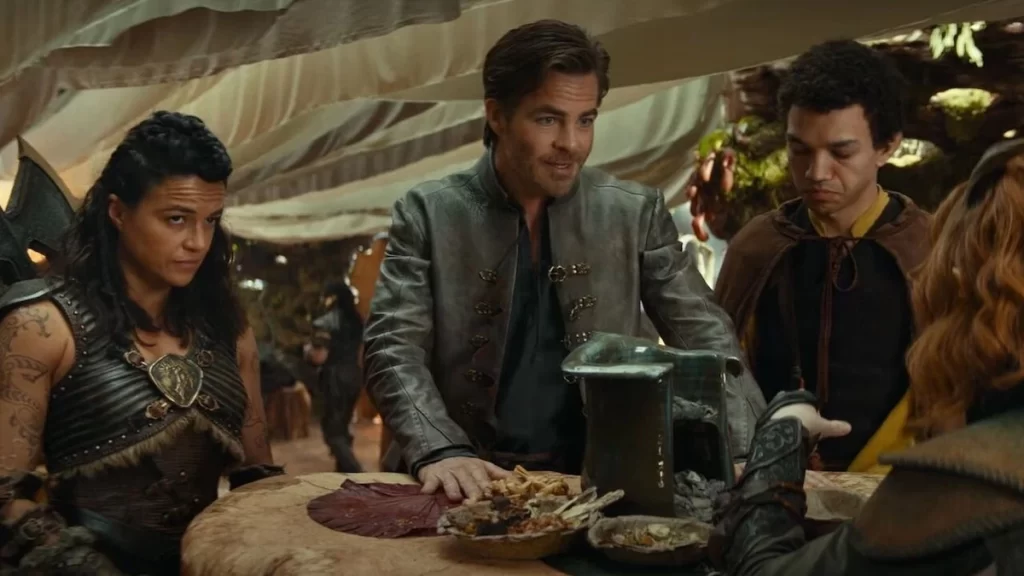 Chris Pine in Dungeons and Dragons Honor Among Thieves Review