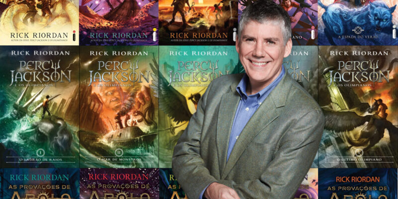 livros rick riordan e percy jackson