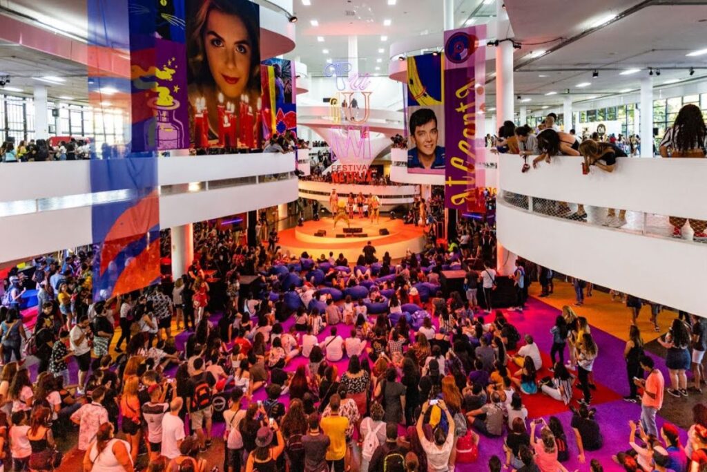 Fotos da primeira edição do festival da Netflix em 2020, realizado no Brasil. (Foto: Reprodução/ Netflix)