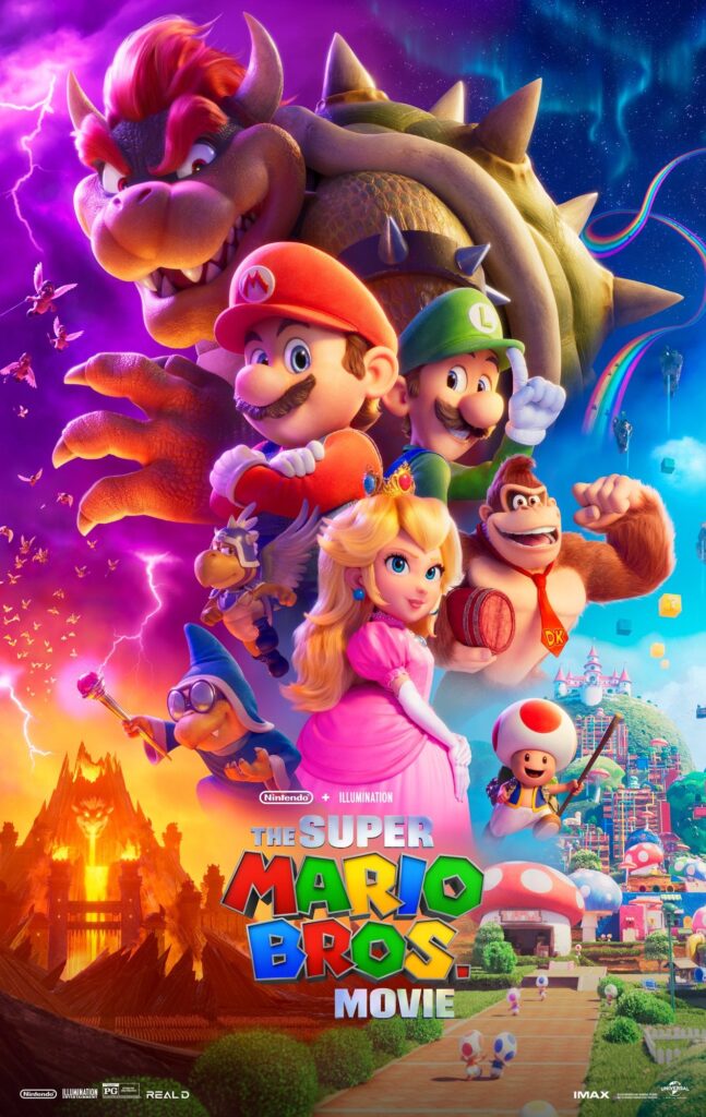 Imagem: Pôster de Super Mario Bros. – O Filme - (Divulgação: Universal/Illumination/Nintendo).