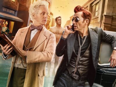 David Tennant Aziraphale Michael Sheen Crowley Jon Hamm Gabriel Good Omens season 2