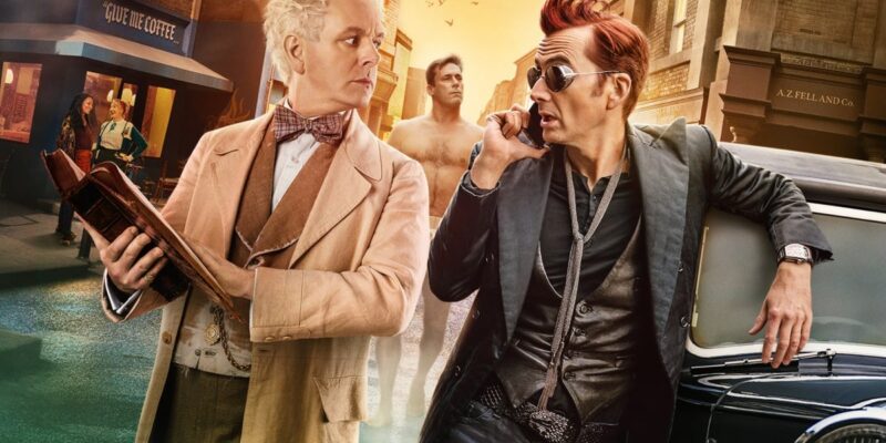David Tennant Aziraphale Michael Sheen Crowley Jon Hamm Gabriel Good Omens season 2