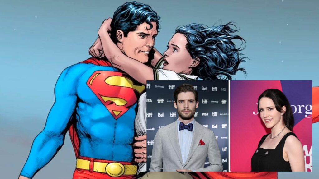 Imagem: David Corenswet e Rachel Brosnahan são escalados como Superman e Lois Lane em Superman Legacy - (Reprodução: The Hollywood Reporter).