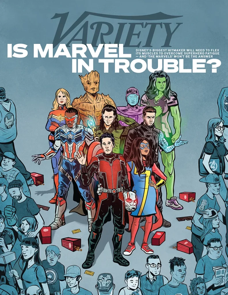 Capa da Revista 'Variety': Is Marvel in trouble?