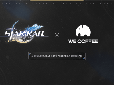 Star Rail e We Coffee em collab celebram aniversário do jogo