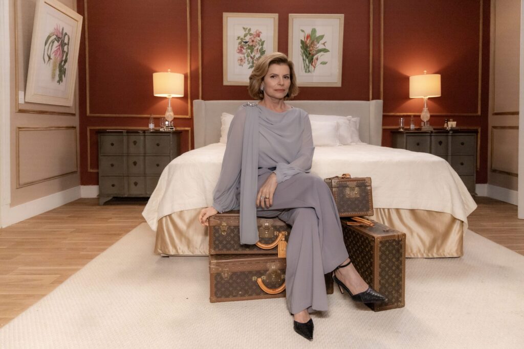 Debora Bloch homenageia Beatriz Segall no figurino da morte de Odete Roitman – Foto: Globo/Beatriz Damy