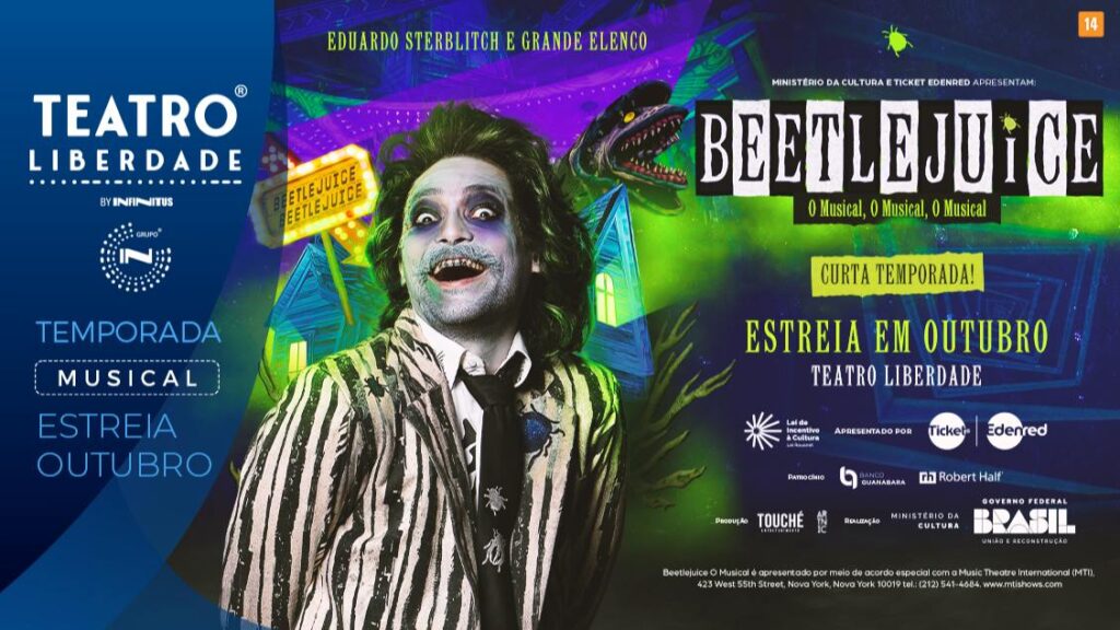 Beetlejuice O Musical em São Paulo
