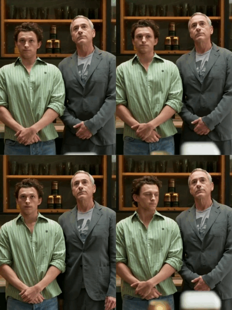 Tom Holland e Robert Downey Jr. surpreendem fãs ao se reencontrarem fora do MCU | 06.10.2025