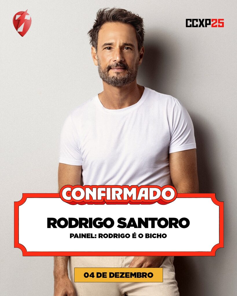 AQUI É BRASIL! Selton Mello e Rodrigo Santoro Lideram CCXP25 com Painéis Épicos no Palco Thunder