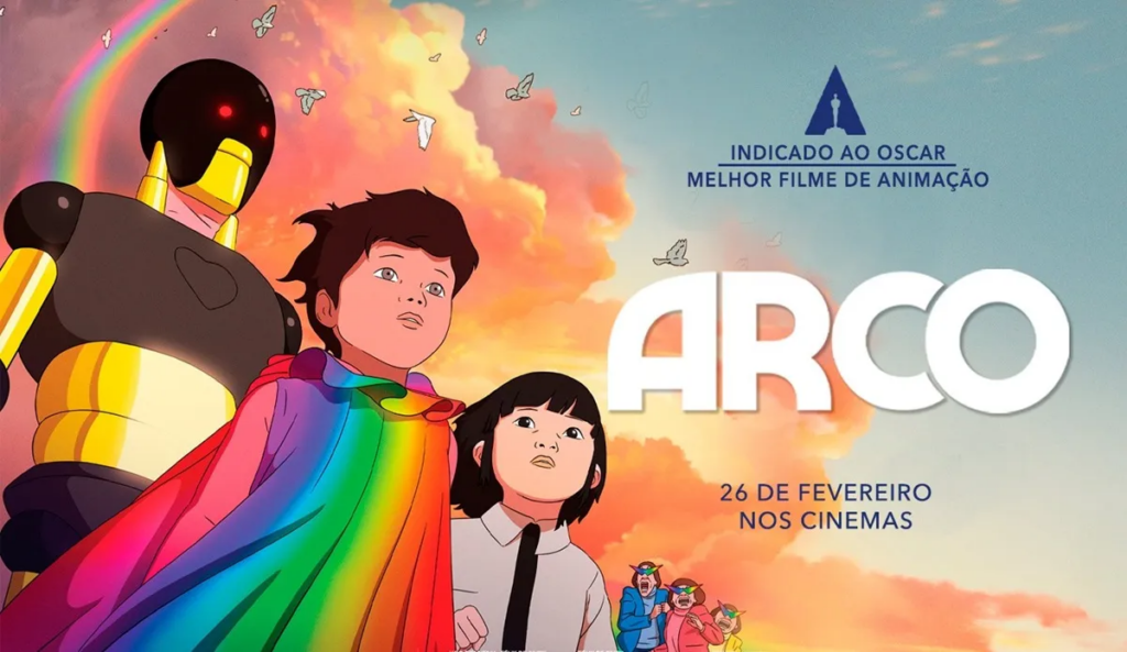 Uma jornada mágica e lindamente animada pelo tempo, Arco é uma aventura deslumbrante sobre um menino de 10 anos de um futuro distante e pacífico, que acidentalmente viaja de volta ao ano 2075 e descobre um mundo em perigo. À medida que Arco desenvolve uma amizade com uma jovem chamada Iris, eles se unem e, junto com seu robô cuidador Mikki, partem em uma jornada para trazer Arco de volta para casa.
