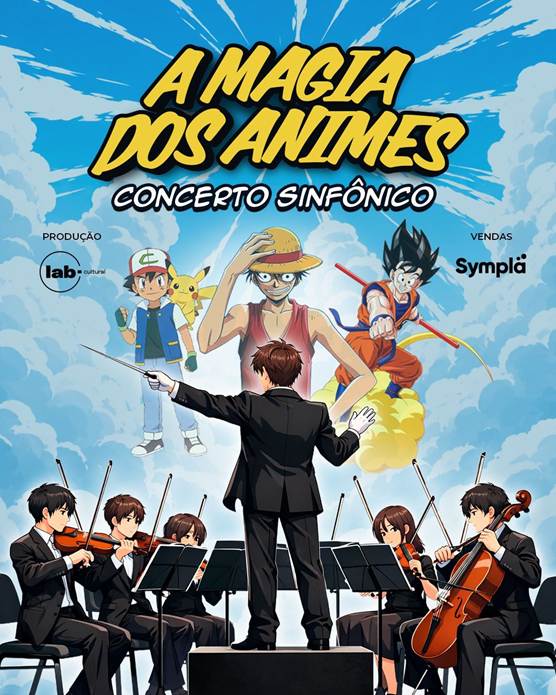A Magia dos Animes: Concerto sinfônico traz trilhas icônicas ao Teatro Liberdade em apresentação única