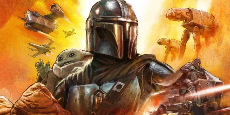 The Mandalorian and Grogu official artwork Disney