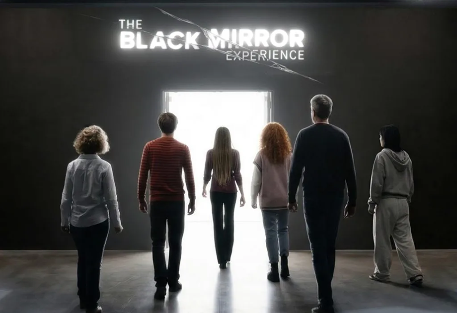 The Black Mirror Experience estreia em São Paulo com realidade virtual, teatro imersivo e uma história inédita. Reúna seu grupo, tome decisões que alteram a narrativa e viva por 60 minutos dentro do universo criado por Charlie Brooker.
