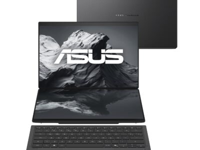 ASUS Zenbook DUO 2026 chega ao Brasil com duas telas OLED, Intel Core Ultra X9 e até 32 horas de bateria