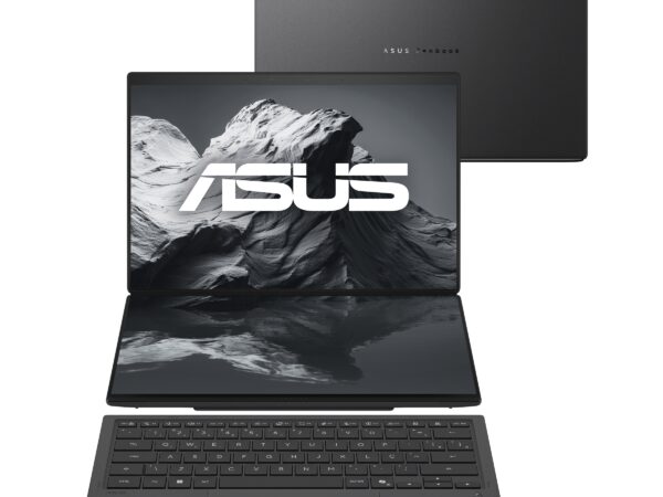 ASUS Zenbook DUO 2026 chega ao Brasil com duas telas OLED, Intel Core Ultra X9 e até 32 horas de bateria
