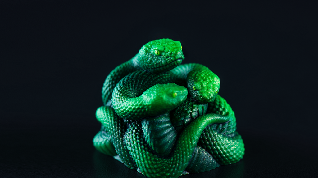 Razer apresenta keycap artesanal com a icônica serpente de três cabeças - Razer Artisan Keycap