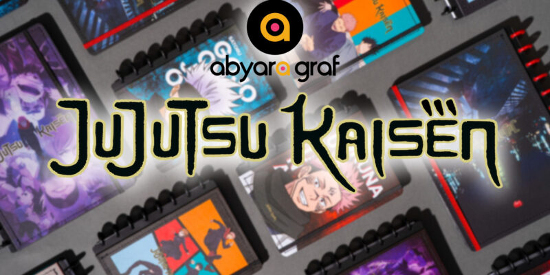 Jujutsu Kaisen ganha coleção de cadernos de discos da Abyara Graf