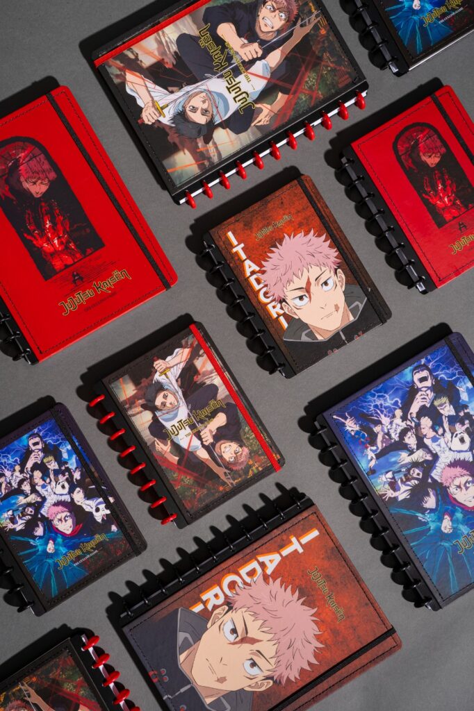 Jujutsu Kaisen ganha coleção de cadernos de discos da Abyara Graf