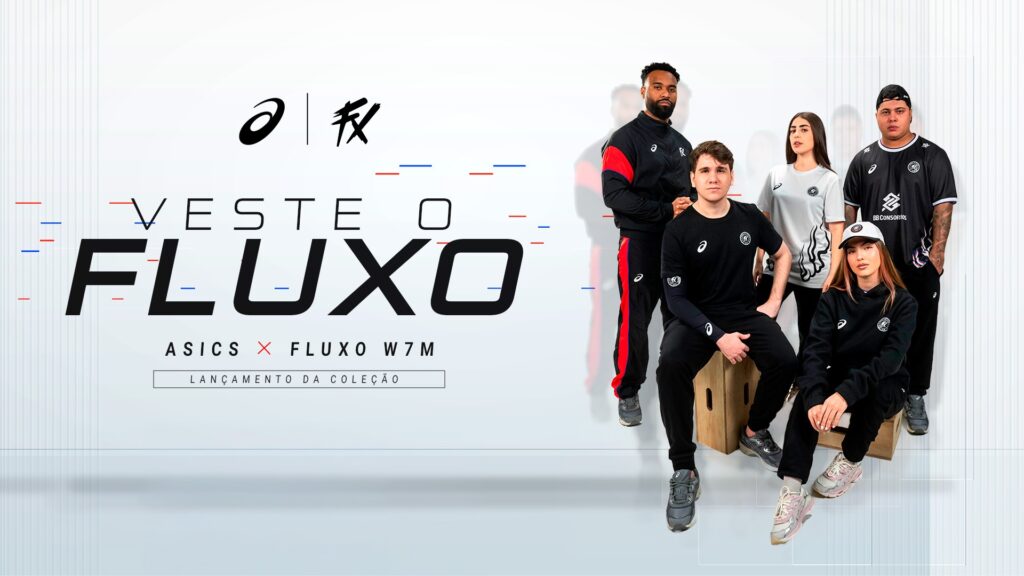 ASICS e Fluxo W7M lançam coleção inédita de esports e lifestyle
